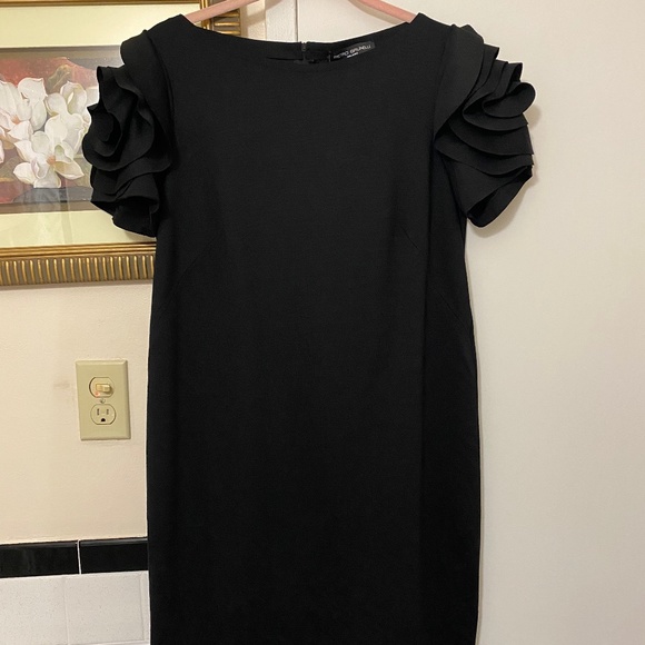 NWT lPIETRO BRUNELLI CAPRI DESIGNER BLACK MATERNITY DRESS - SIZE L - Picture 7 of 13